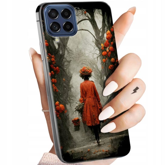 Etui Do Samsung Galaxy M53 5G Wzory Jesień Liście Autumn Obudowa Pokrowiec Samsung Electronics