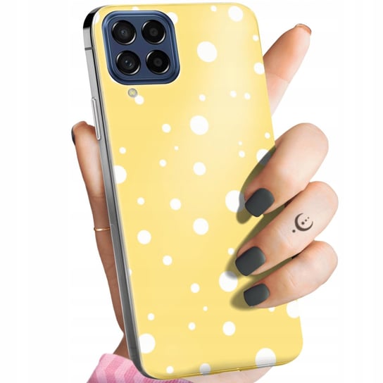 ETUI DO SAMSUNG GALAXY M53 5G WZORY KROPKI GROCHY BOKEH DOTS OBUDOWA CASE Samsung Electronics