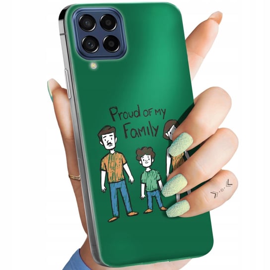 ETUI DO SAMSUNG GALAXY M53 5G WZORY RODZINA FAMILIA DOM OBUDOWA POKROWIEC Samsung Electronics