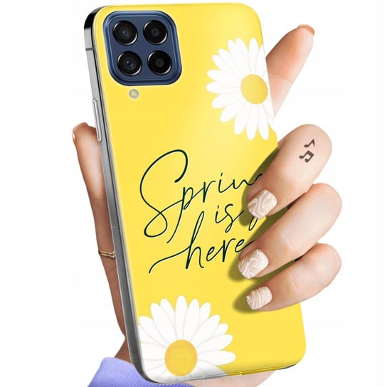 Etui Do Samsung Galaxy M53 5G Wzory Wiosna Wiosenne Spring Obudowa Case Samsung