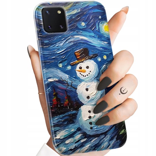 Etui Do Samsung Galaxy Note 10 Lite Wzory Bałwan Zima Śnieg Obudowa Case Samsung Electronics