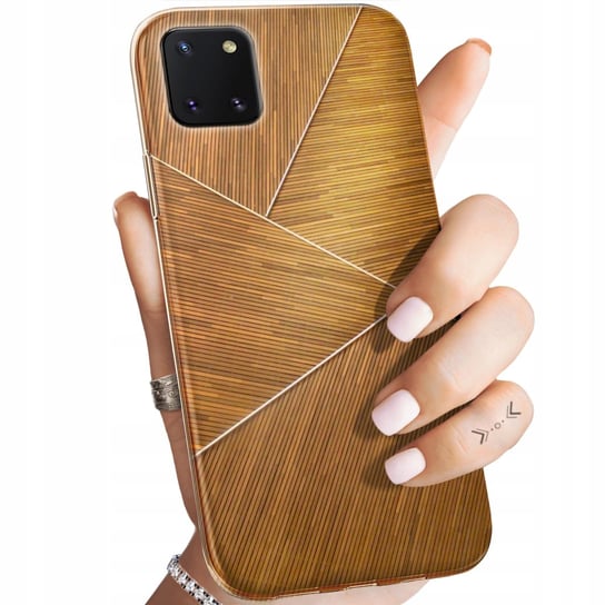 Etui Do Samsung Galaxy Note 10 Lite Wzory Brązowe Drewniane Brown Obudowa Samsung Electronics