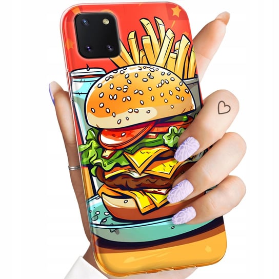 Etui Do Samsung Galaxy Note 10 Lite Wzory Hamburger Burgery Fast-Food Case Samsung Electronics