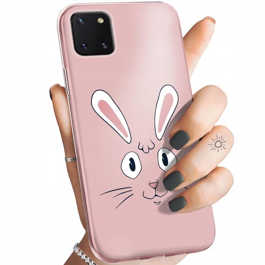 Etui Do Samsung Galaxy Note 10 Lite Wzory Królik Zając Bunny Obudowa Case Samsung