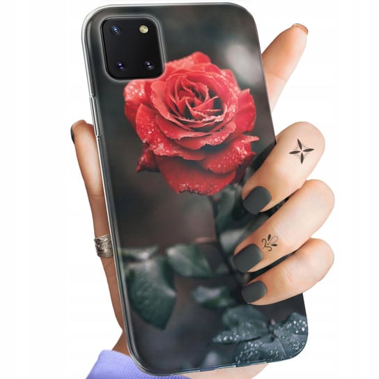 Etui Do Samsung Galaxy Note 10 Lite Wzory Róża Z Różą Rose Obudowa Case Samsung