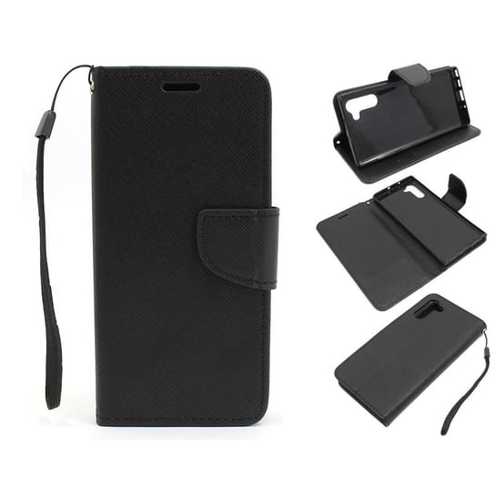 Etui Do Samsung Galaxy Note 10 N970 Czarne Fancy Pokrowiec Case GSM-HURT