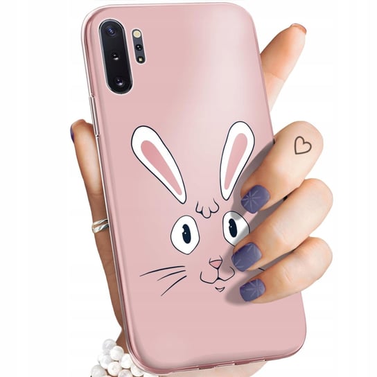 Etui Do Samsung Galaxy Note 10 Plus Wzory Królik Zając Bunny Obudowa Case Samsung