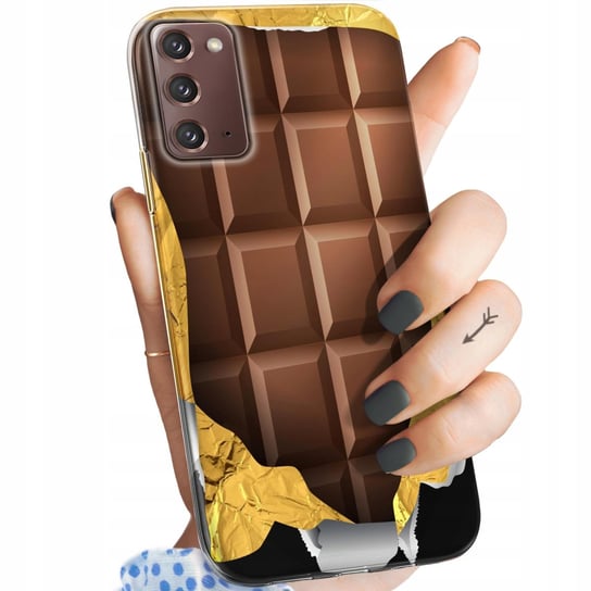 Etui Do Samsung Galaxy Note 20 Wzory Czekolada Choco Słodycze Obudowa Case Samsung