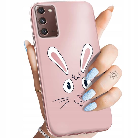 Etui Do Samsung Galaxy Note 20 Wzory Królik Zając Bunny Obudowa Pokrowiec Samsung