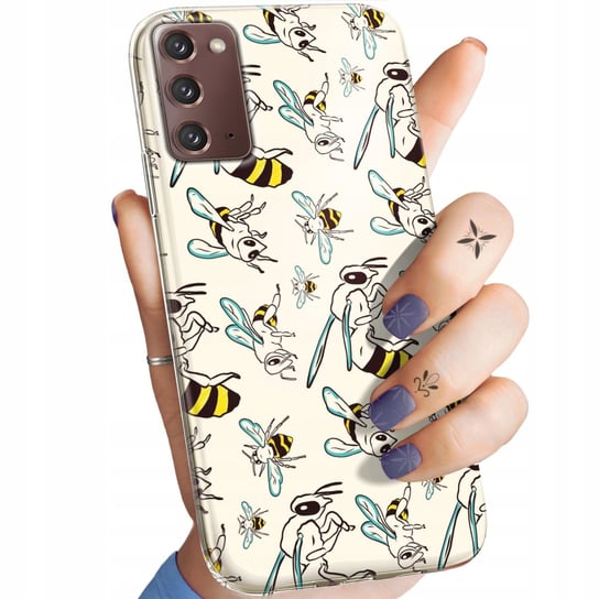 Etui Do Samsung Galaxy Note 20 Wzory Owady Motyle Pszczółki Obudowa Case Samsung