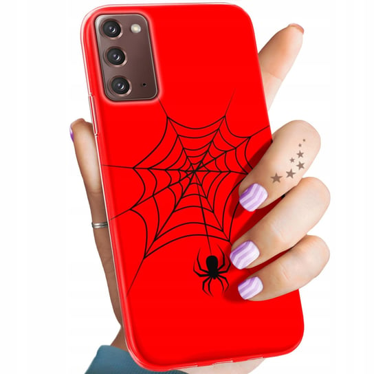 Etui Do Samsung Galaxy Note 20 Wzory Pająk Spider Pajęczyna Obudowa Case Samsung Electronics