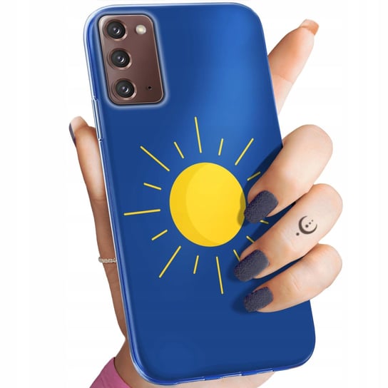 Etui Do Samsung Galaxy Note 20 Wzory Słońce Planety Sun Obudowa Pokrowiec Samsung