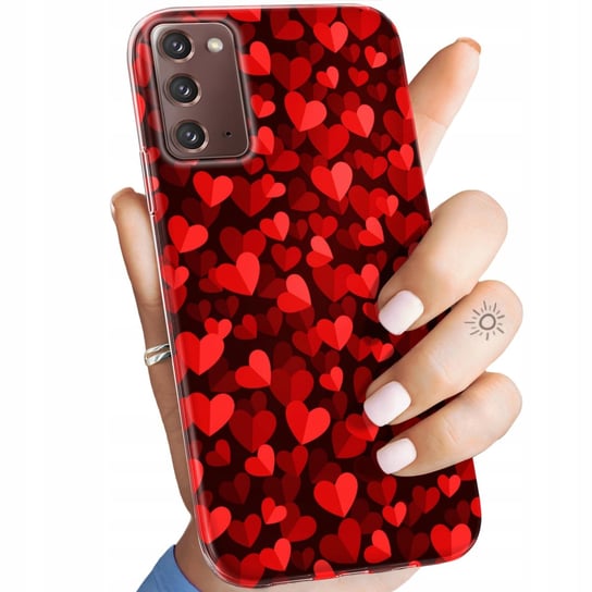 Etui Do Samsung Galaxy Note 20 Wzory Walentynki Miłość Serce Obudowa Case Samsung Electronics