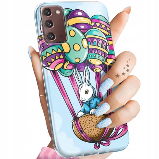 Etui Do Samsung Galaxy Note 20 Wzory Wielkanoc Jajko Królik Koszyk Obudowa Samsung