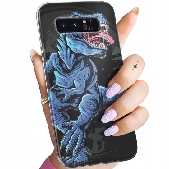 Etui Do Samsung Galaxy Note 8 Wzory Dinozaury Reptilia Prehistoryczne Case Samsung Electronics