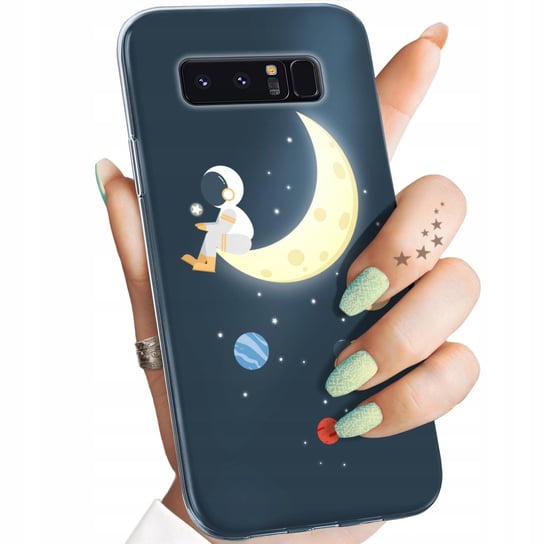 Etui Do Samsung Galaxy Note 8 Wzory Księżyc Gwiazdy Kosmos Planety Obudowa Samsung Electronics