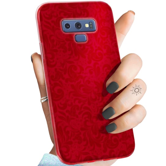 Etui Do Samsung Galaxy Note 9 Wzory Czerwone Serca Róże Obudowa Pokrowiec Samsung