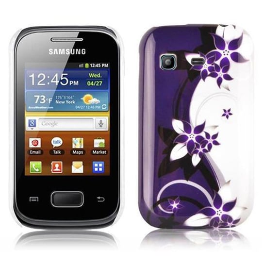 Etui Do Samsung Galaxy POCKET Pokrowiec w WELON LILA Hard Case Cover Obudowa Ochronny Cadorabo Cadorabo