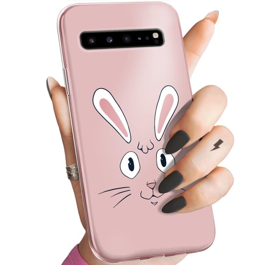 Etui Do Samsung Galaxy S10 5G Wzory Królik Zając Bunny Obudowa Pokrowiec Samsung