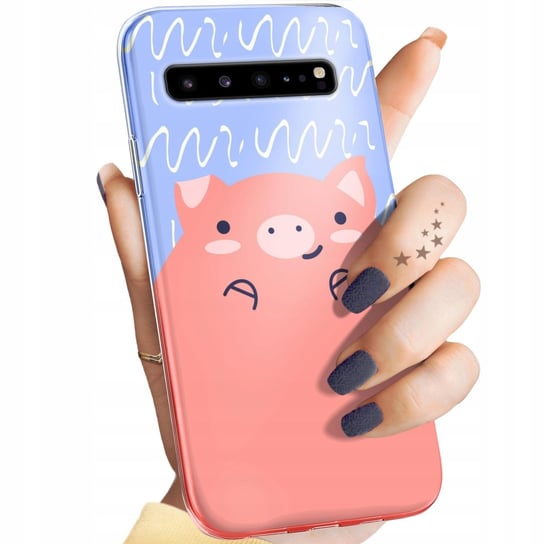 Etui Do Samsung Galaxy S10 5G Wzory Świnka Peppa Bajka Obudowa Pokrowiec Samsung