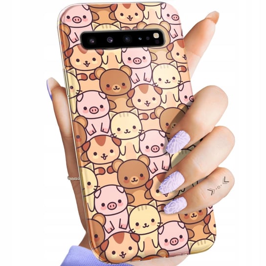Etui Do Samsung Galaxy S10 5G Wzory Zwierzęta Pieski Kotki Lamy Domowe Case Samsung