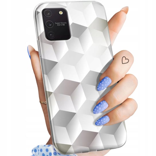 Etui Do Samsung Galaxy S10 Lite Wzory 3D Geometryczne Iluzja Obudowa Case Samsung Electronics