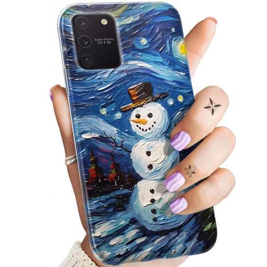 Etui Do Samsung Galaxy S10 Lite Wzory Bałwan Zima Śnieg Obudowa Pokrowiec Samsung Electronics
