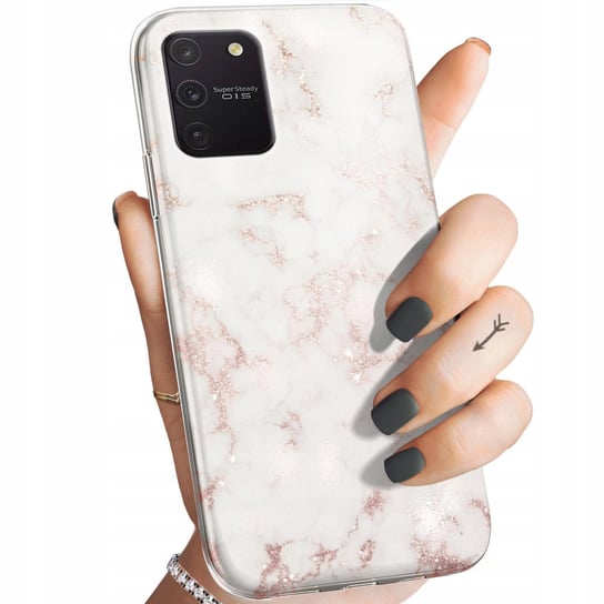 Etui Do Samsung Galaxy S10 Lite Wzory Białe Kamień Kształty Obudowa Case Samsung Electronics