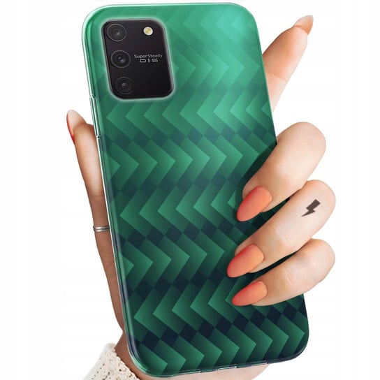 Etui Do Samsung Galaxy S10 Lite Wzory Zielone Grassy Green Obudowa Case Samsung