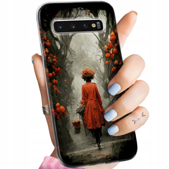 Etui Do Samsung Galaxy S10 Plus Wzory Jesień Liście Autumn Obudowa Case Samsung Electronics