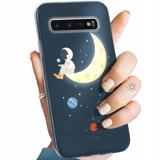 Etui Do Samsung Galaxy S10 Plus Wzory Księżyc Gwiazdy Kosmos Planety Case Samsung Electronics