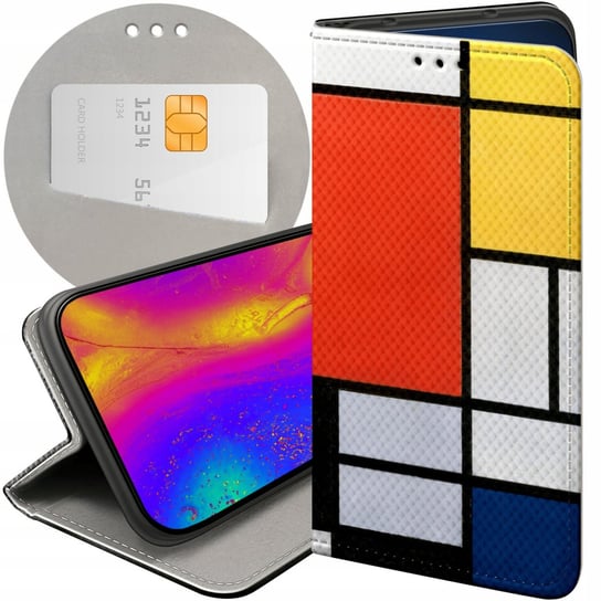 ETUI DO SAMSUNG GALAXY S10 PLUS WZORY PIET MONDRAIN ABSTRAKCJA GEOMETRIA Samsung Electronics