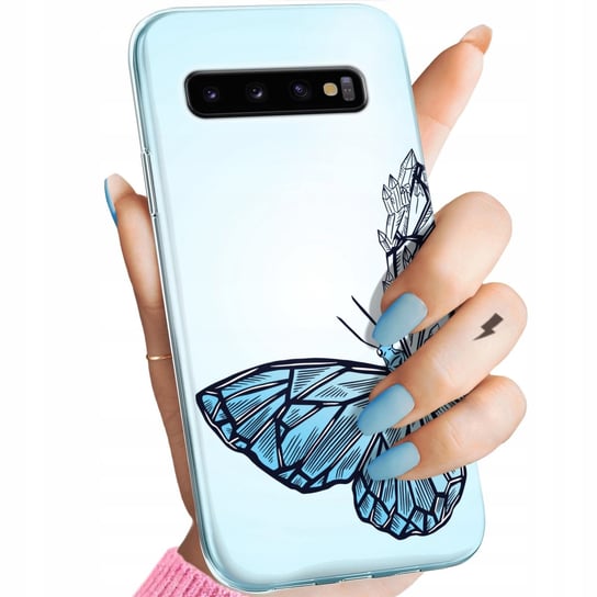 Etui Do Samsung Galaxy S10 Wzory Motyle Butterfly Barwne Obudowa Pokrowiec Samsung Electronics