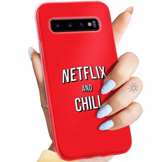 Etui Do Samsung Galaxy S10 Wzory Netflix Seriale Filmy Kino Obudowa Case Samsung