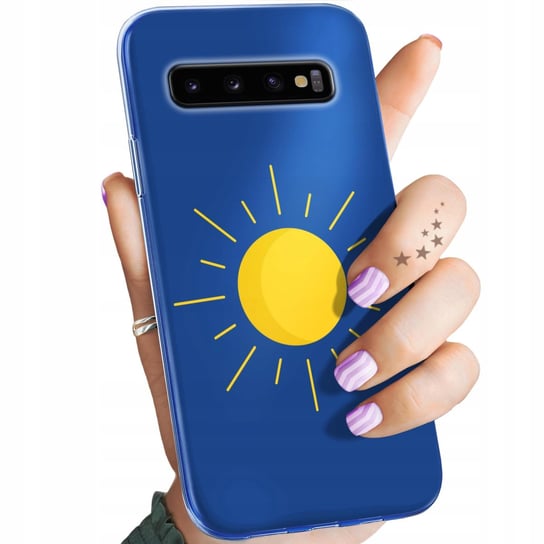 Etui Do Samsung Galaxy S10 Wzory Słońce Planety Sun Obudowa Pokrowiec Case Samsung Electronics