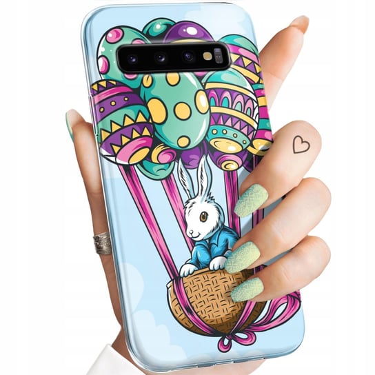 Etui Do Samsung Galaxy S10 Wzory Wielkanoc Jajko Królik Koszyk Obudowa Case Samsung