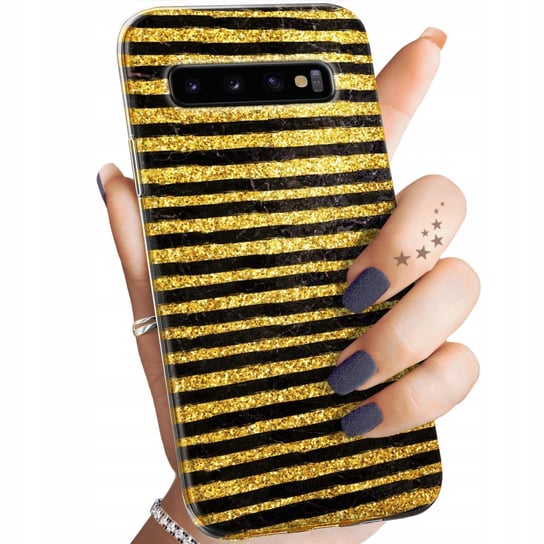 Etui Do Samsung Galaxy S10 Wzory Złoto Gold Rich Obudowa Pokrowiec Case Samsung Electronics