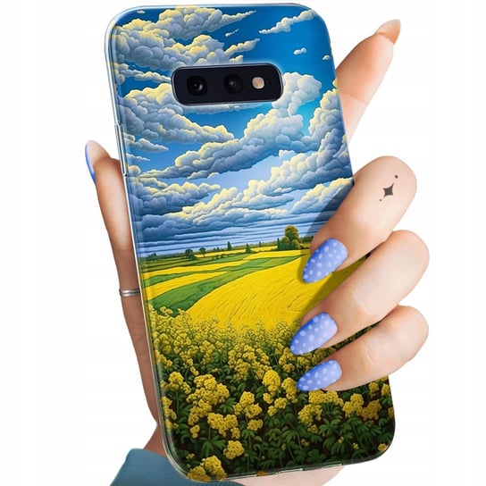 Etui Do Samsung Galaxy S10E Wzory Chmury Niebo Błękit Obudowa Pokrowiec Samsung Electronics