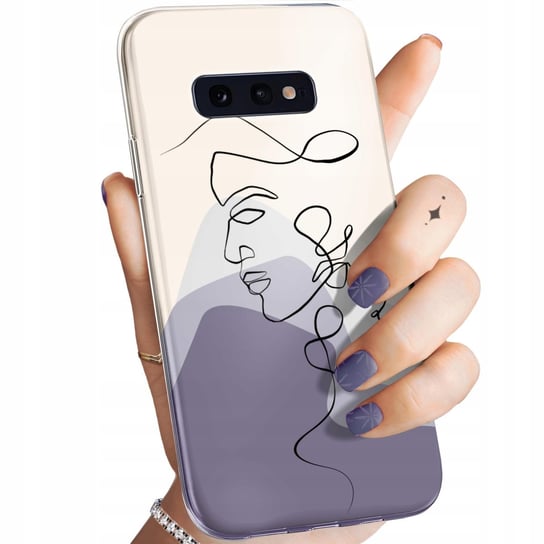 Etui Do Samsung Galaxy S10E Wzory Continuous Line-Art Kreska Linie Obudowa Samsung Electronics