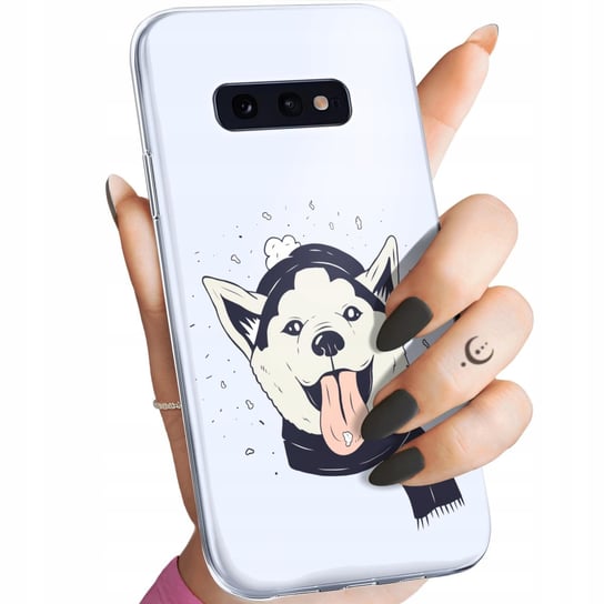 ETUI DO SAMSUNG GALAXY S10E WZORY HUSKY PSY PIESKI OBUDOWA POKROWIEC CASE Samsung