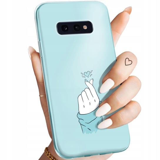 Etui Do Samsung Galaxy S10E Wzory Niebieskie Blue Blau Obudowa Pokrowiec Samsung Electronics