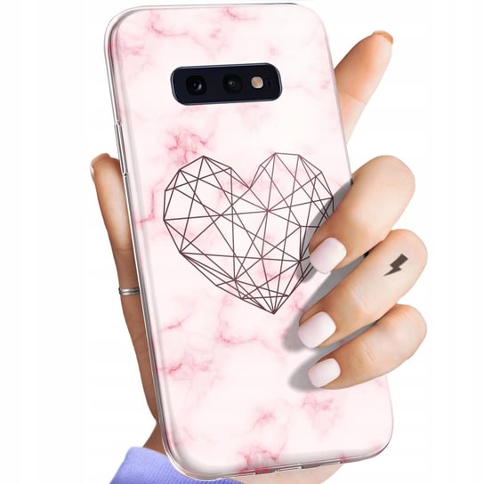 Etui Do Samsung Galaxy S10E Wzory Serce Serduszka Miłość Obudowa Pokrowiec Samsung Electronics