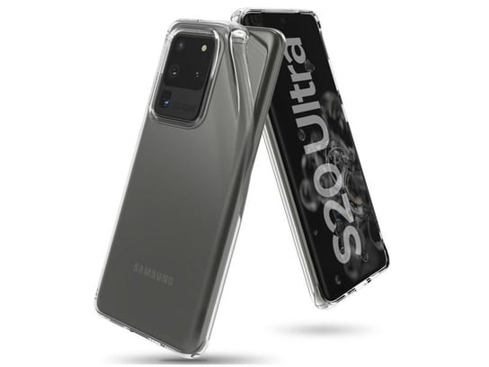 Etui do Samsung Galaxy S20 Ultra silikonowe przezroczyste 4kom.pl