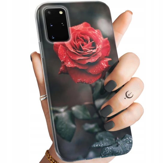 Etui Do Samsung Galaxy S20 Wzory Róża Z Różą Rose Obudowa Pokrowiec Case Samsung