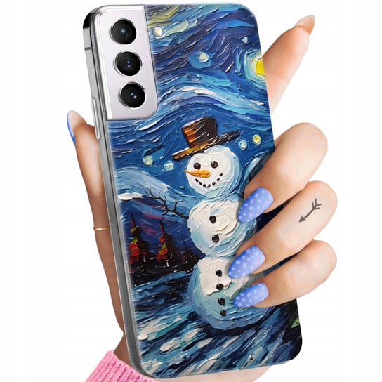 Etui Do Samsung Galaxy S21 5G Wzory Bałwan Zima Śnieg Obudowa Pokrowiec Samsung Electronics