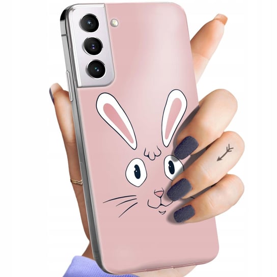Etui Do Samsung Galaxy S21 5G Wzory Królik Zając Bunny Obudowa Pokrowiec Samsung