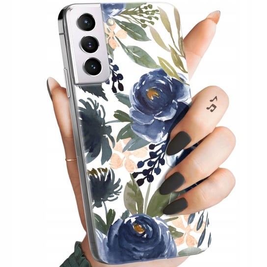 Etui Do Samsung Galaxy S21 5G Wzory Kwiaty Kwieciste Flower Obudowa Case Samsung