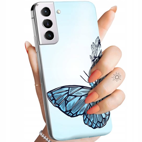 Etui Do Samsung Galaxy S21 5G Wzory Motyle Butterfly Barwne Obudowa Case Samsung Electronics