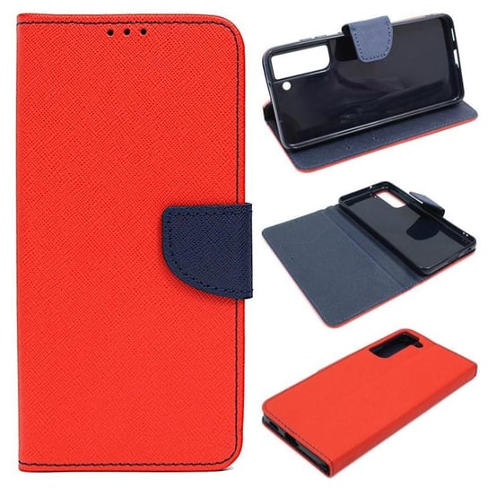 Etui Do Samsung Galaxy S21 Fe G990 Czerwone Fancy Pokrowiec Case GSM-HURT