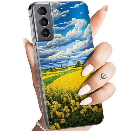 Etui Do Samsung Galaxy S21 Fe Wzory Chmury Niebo Błękit Obudowa Pokrowiec Samsung